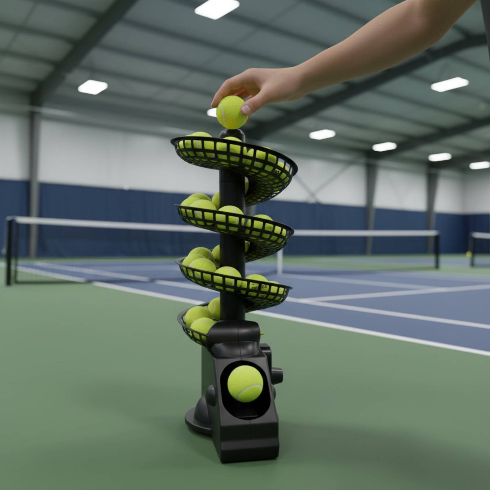 Portable Tennis Ball Machine M - Sports Equipment Set 评论和价格