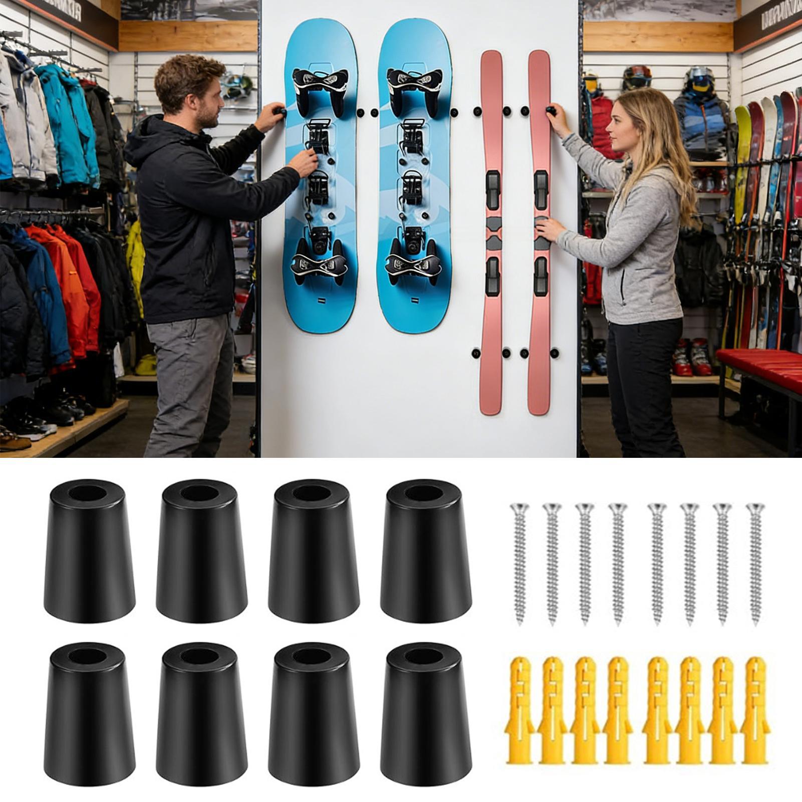 Ski Wall Mount Vertical Snowbo - Sports Equipment Shop 评论和价格