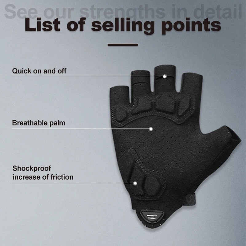 X-TIGER Cycling Gloves Half Fi - X Sports Equipment 评论和价格